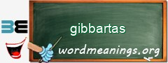 WordMeaning blackboard for gibbartas
